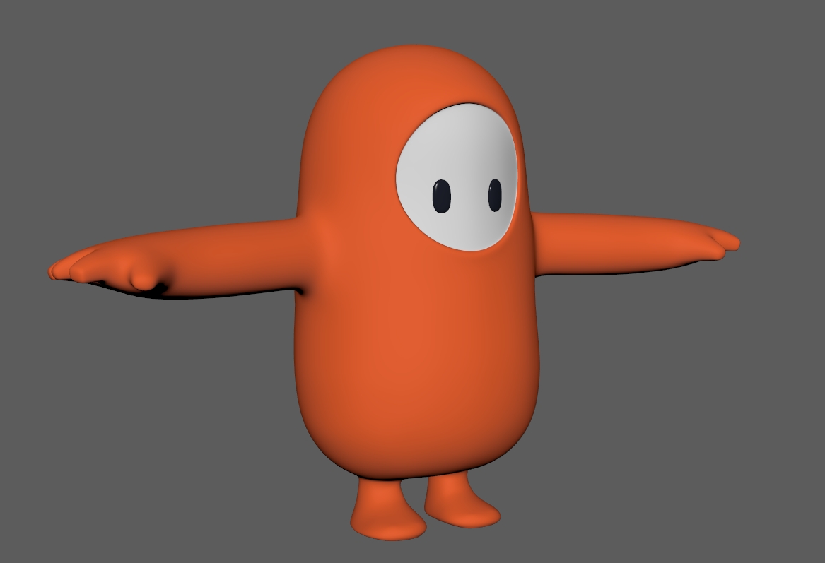 fall_guy(rig for maya)-斑狗动画分享