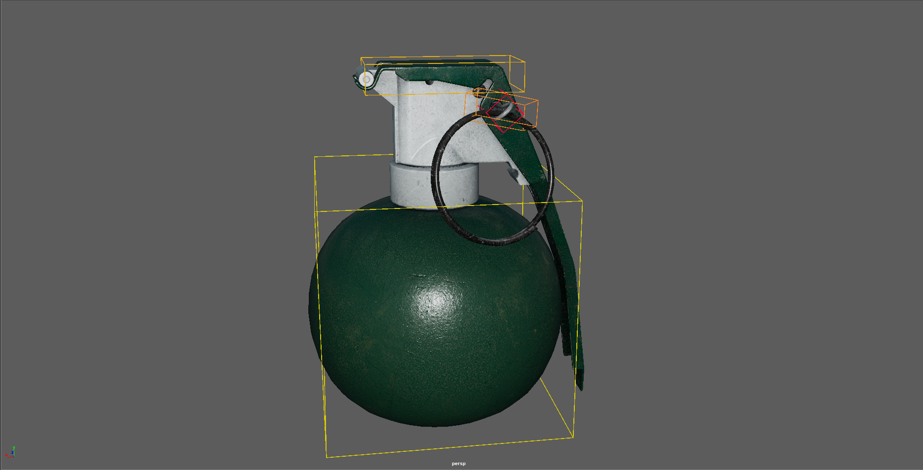 Hand Grenade RE4 Remake Rig Maya-斑狗动画分享